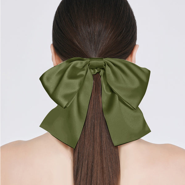 Silk Bow Avocado Green