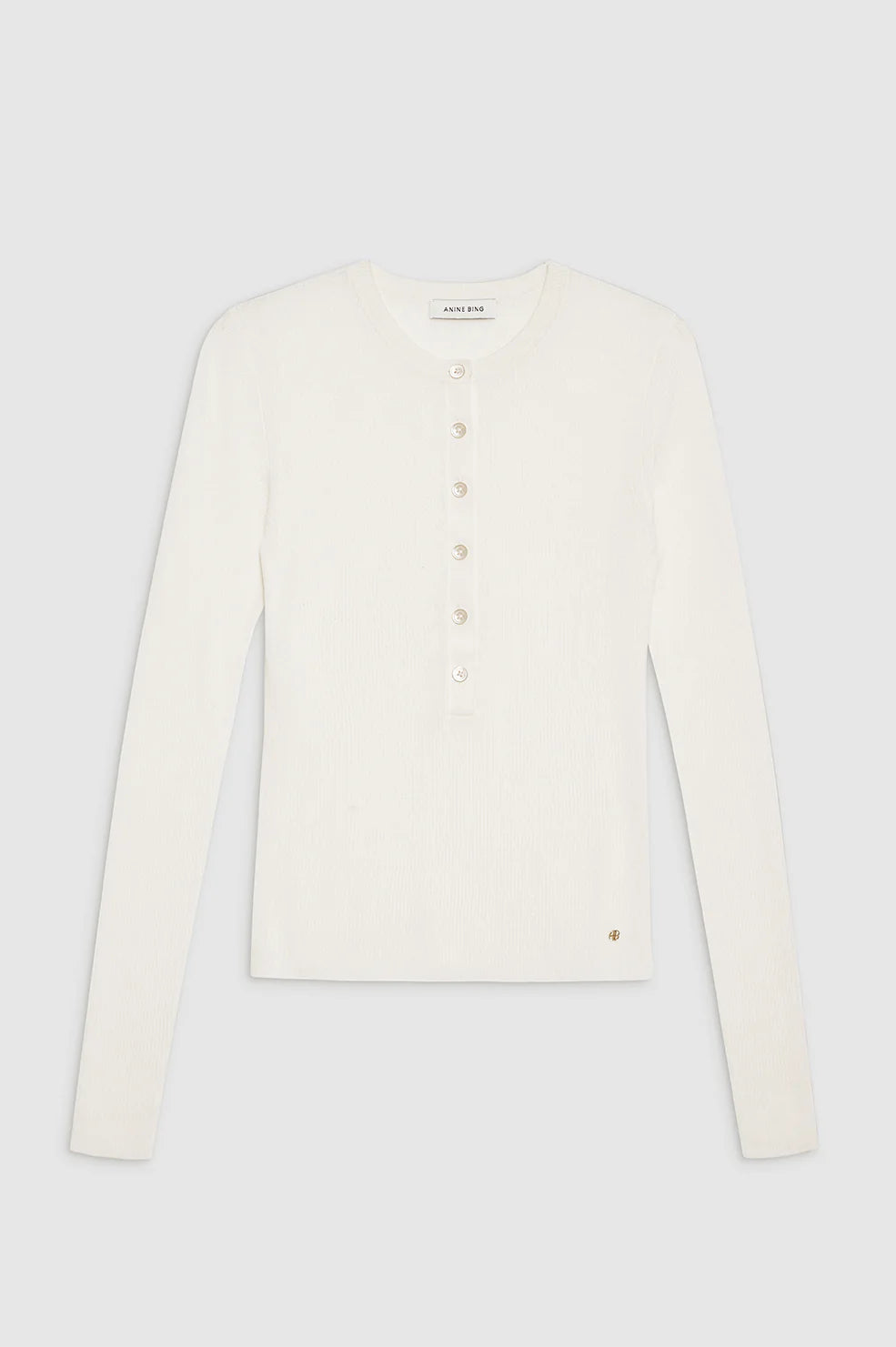 Katrin long sleeve wool blouse from anine bing