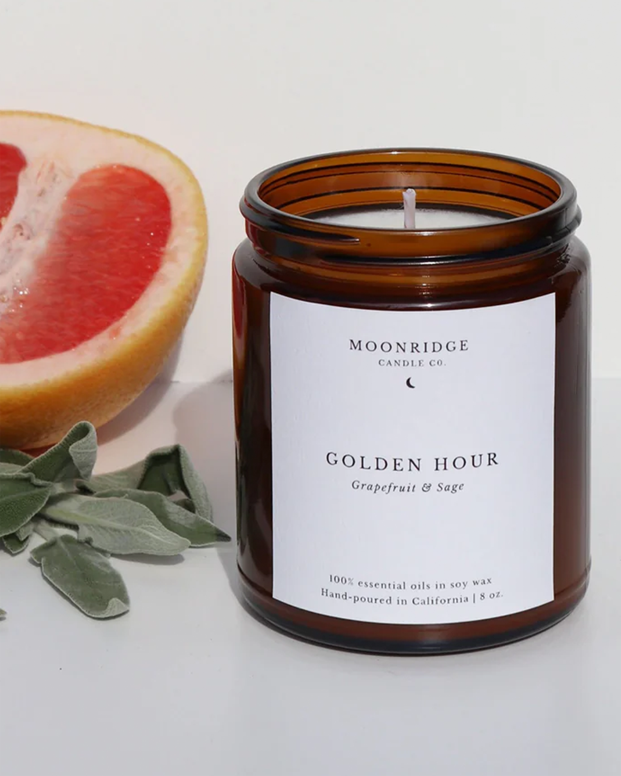 scented candle from moonridge candles