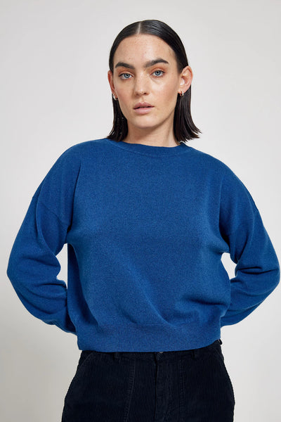 Maska Ior sweater wool lazuli blue