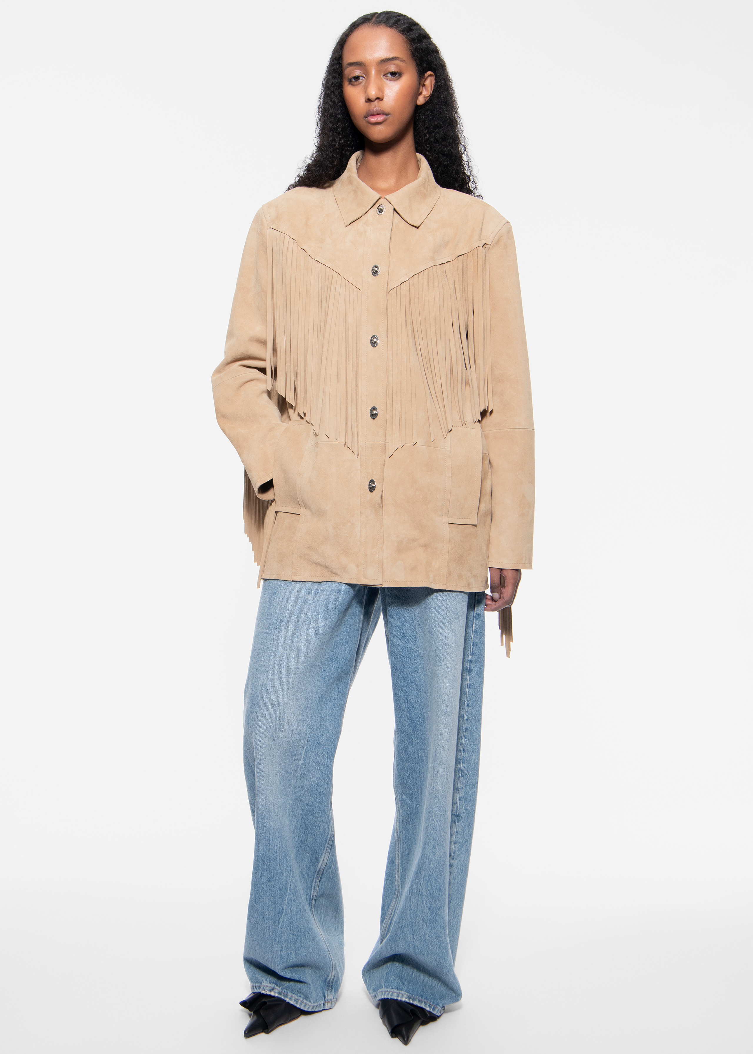 Estee Fringe Jacket - PJOKI