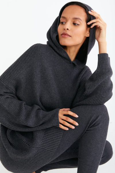 Alicia cashmere and bamboo hoodie movesgood