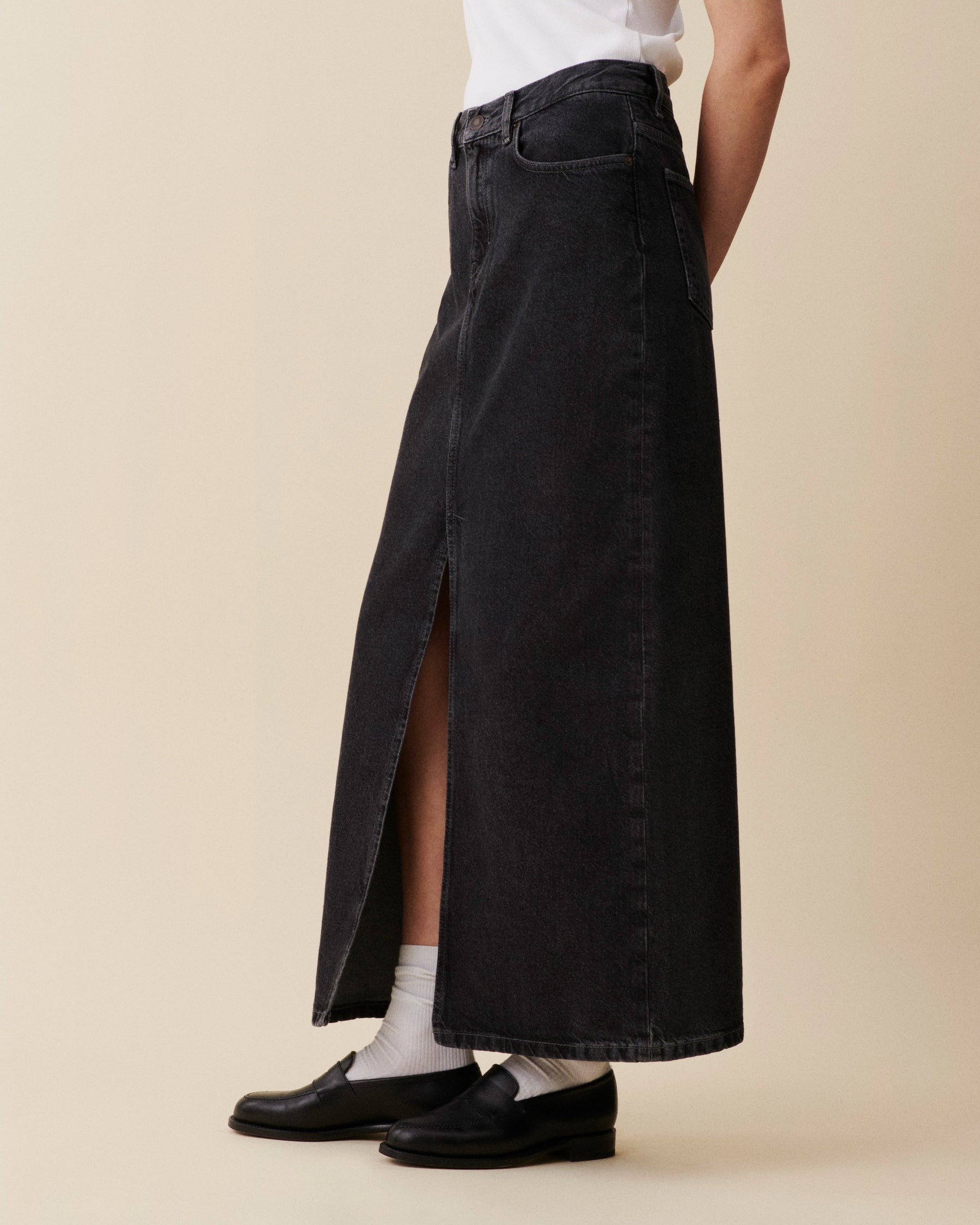 Guranace jeans skirt jeanerica