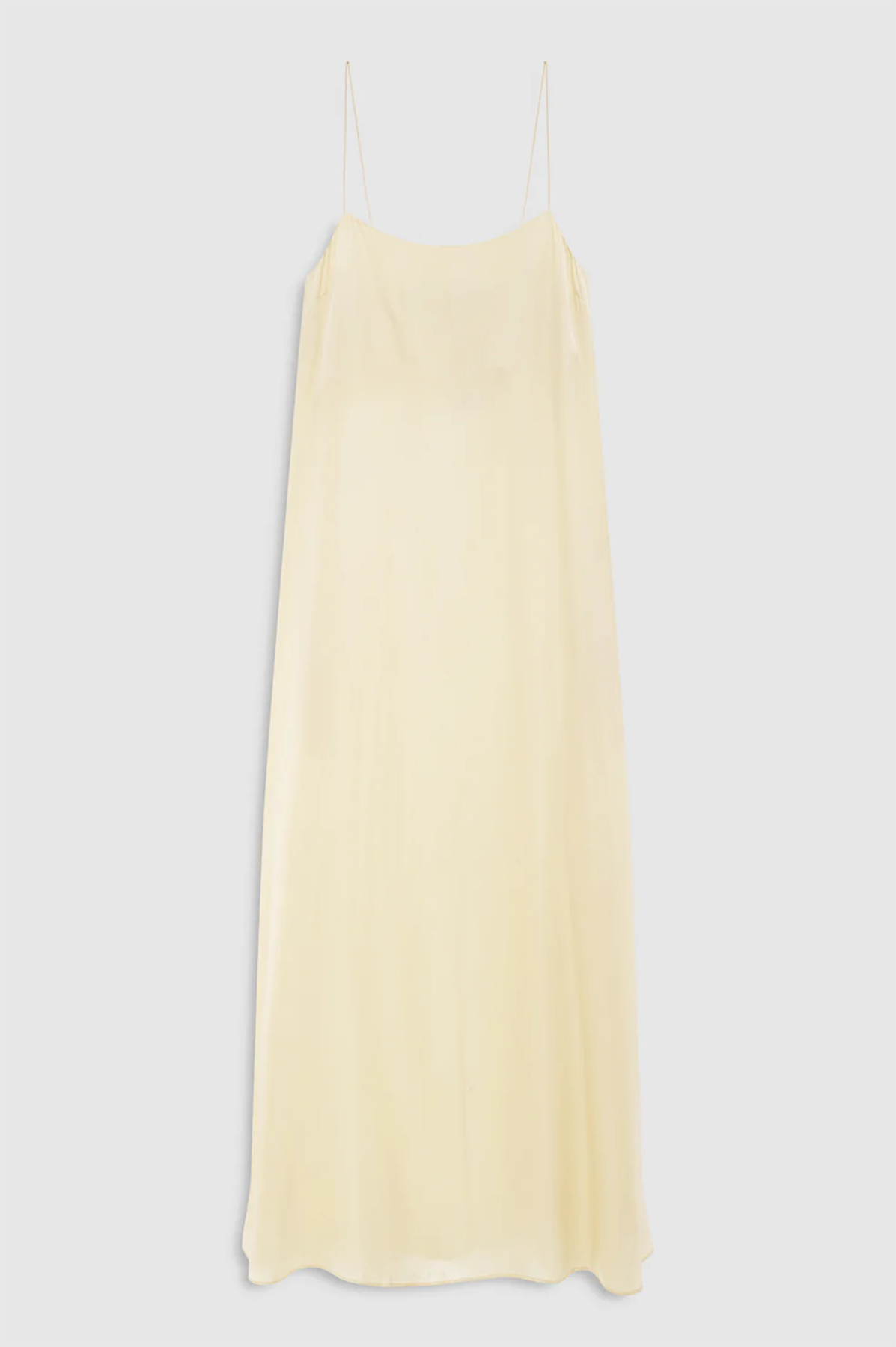 magical mae silk dress butter yellow from anine bing