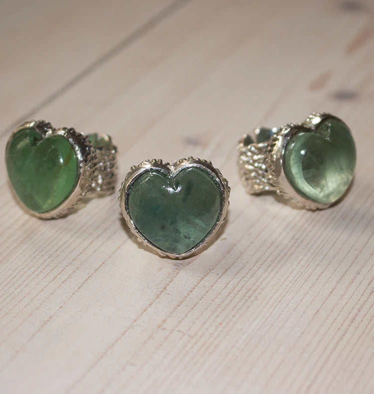 Rio Ring Silver Fluorite