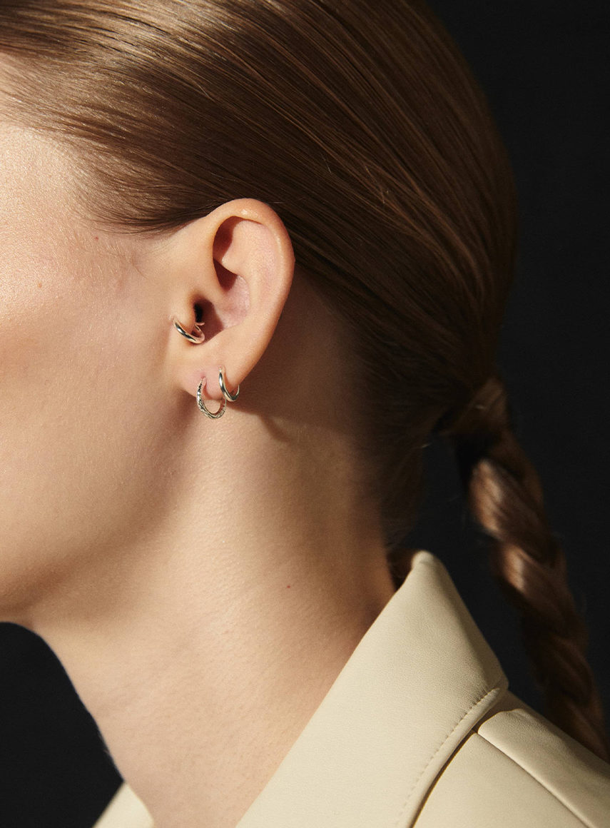 Wire Hoop Silver - PJOKI