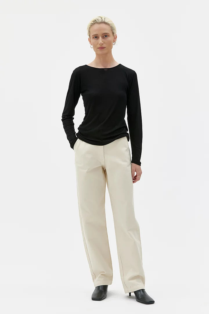 Vola Light Ribbed Top - PJOKI