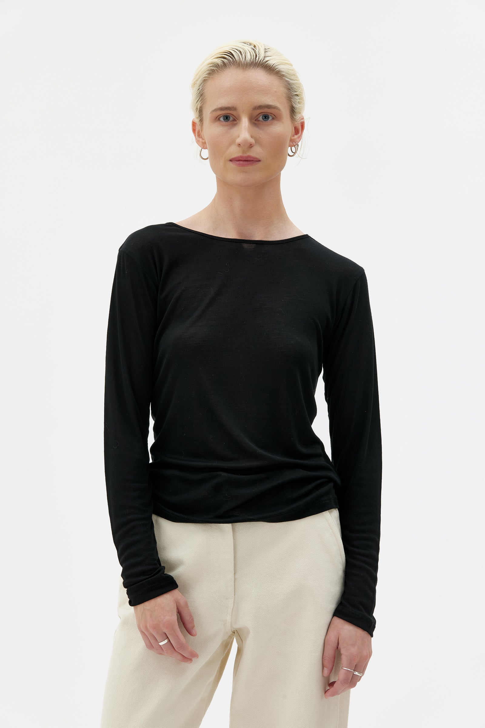 Vola Light Ribbed Top - PJOKI