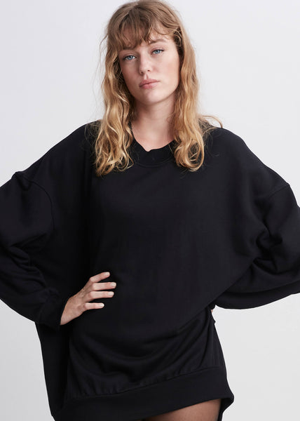 Lux oversized jersey black - PJOKI