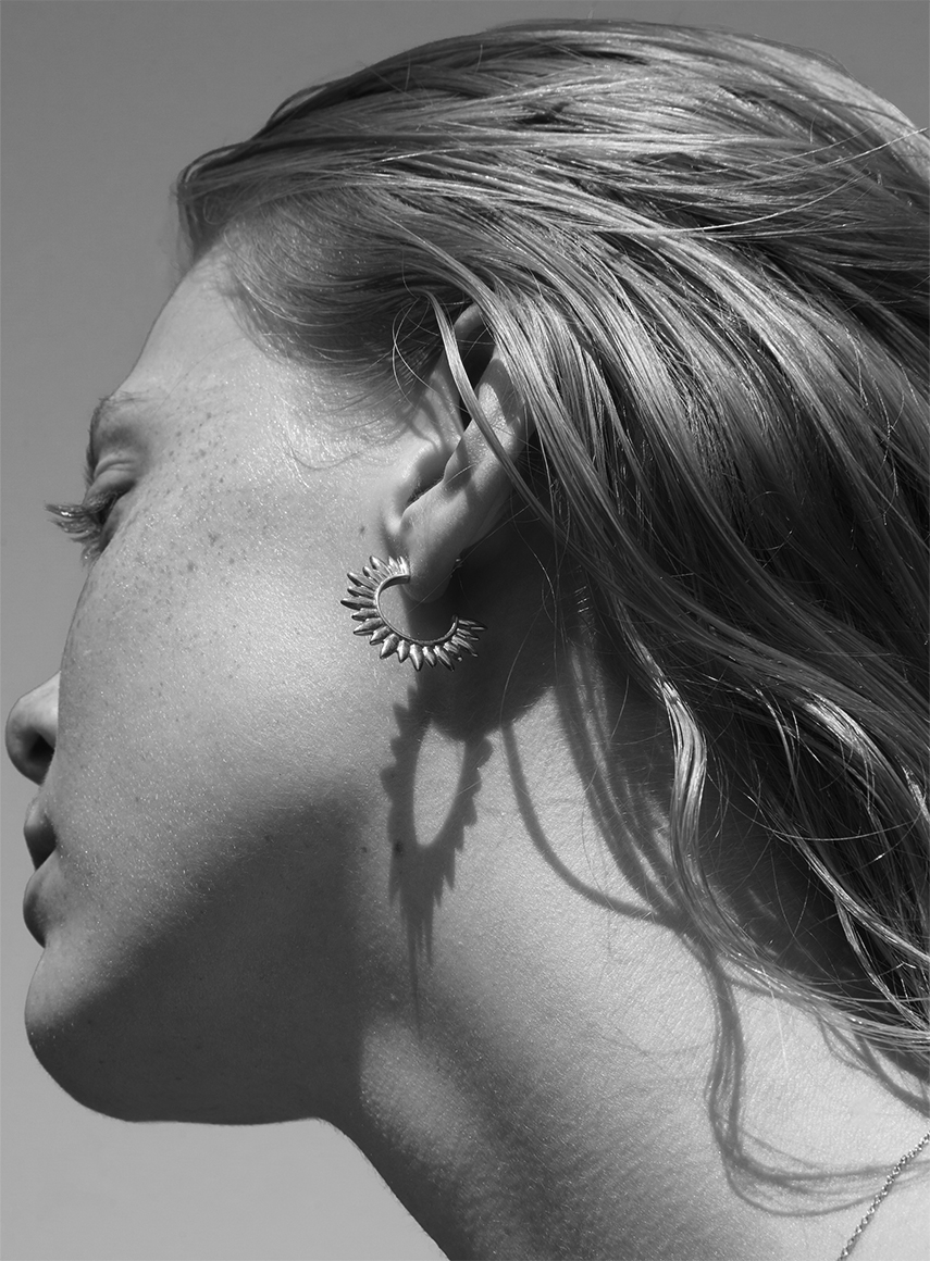 Blue Billie Sun Hoops