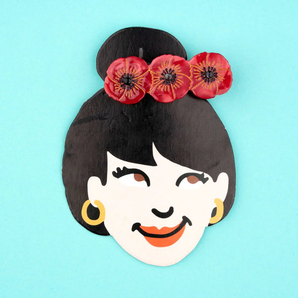 Poppy hair clip from coucou suzette