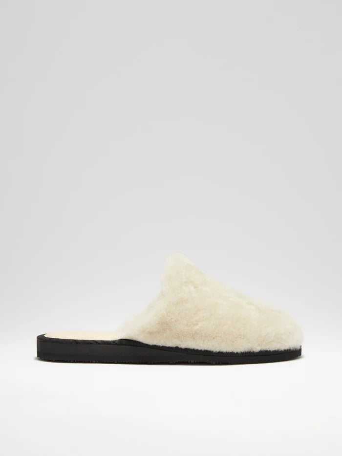 Agatha Shearling Fur Slippers