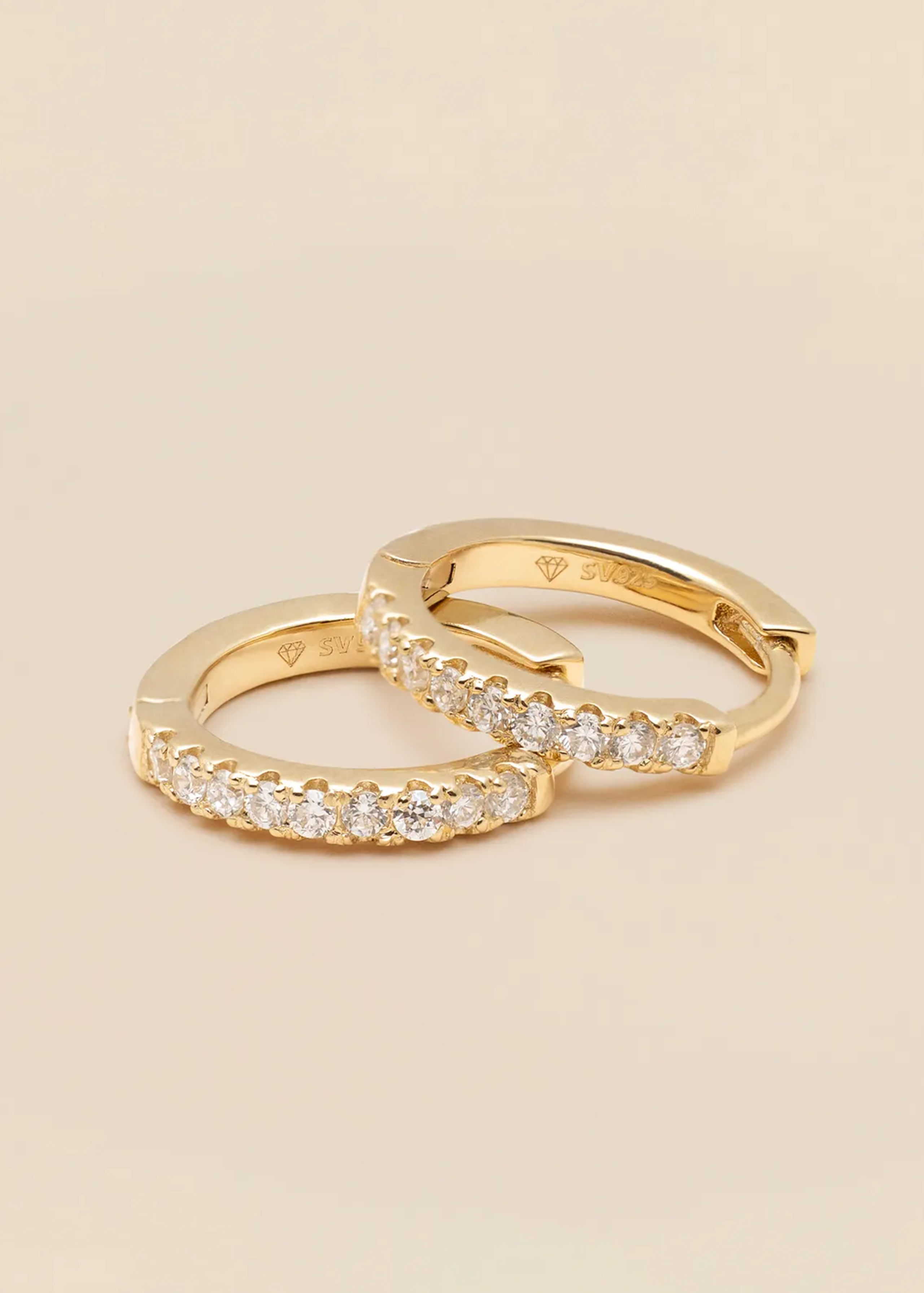 Alliance Hoops gold earrings from ylvali