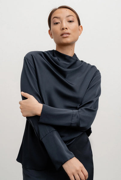 Ayumi silk blouse from Ahlvar Gallery