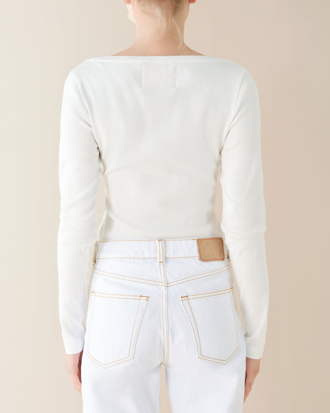 Iris long sleeve rib from Jeanerica