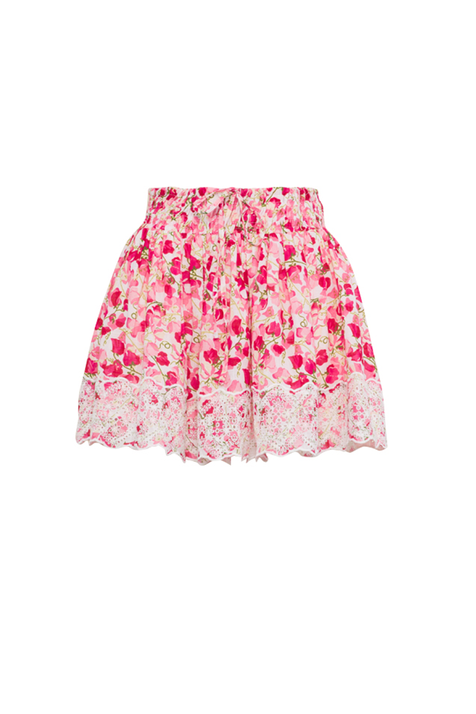 Cotton Slub Mini Skirt