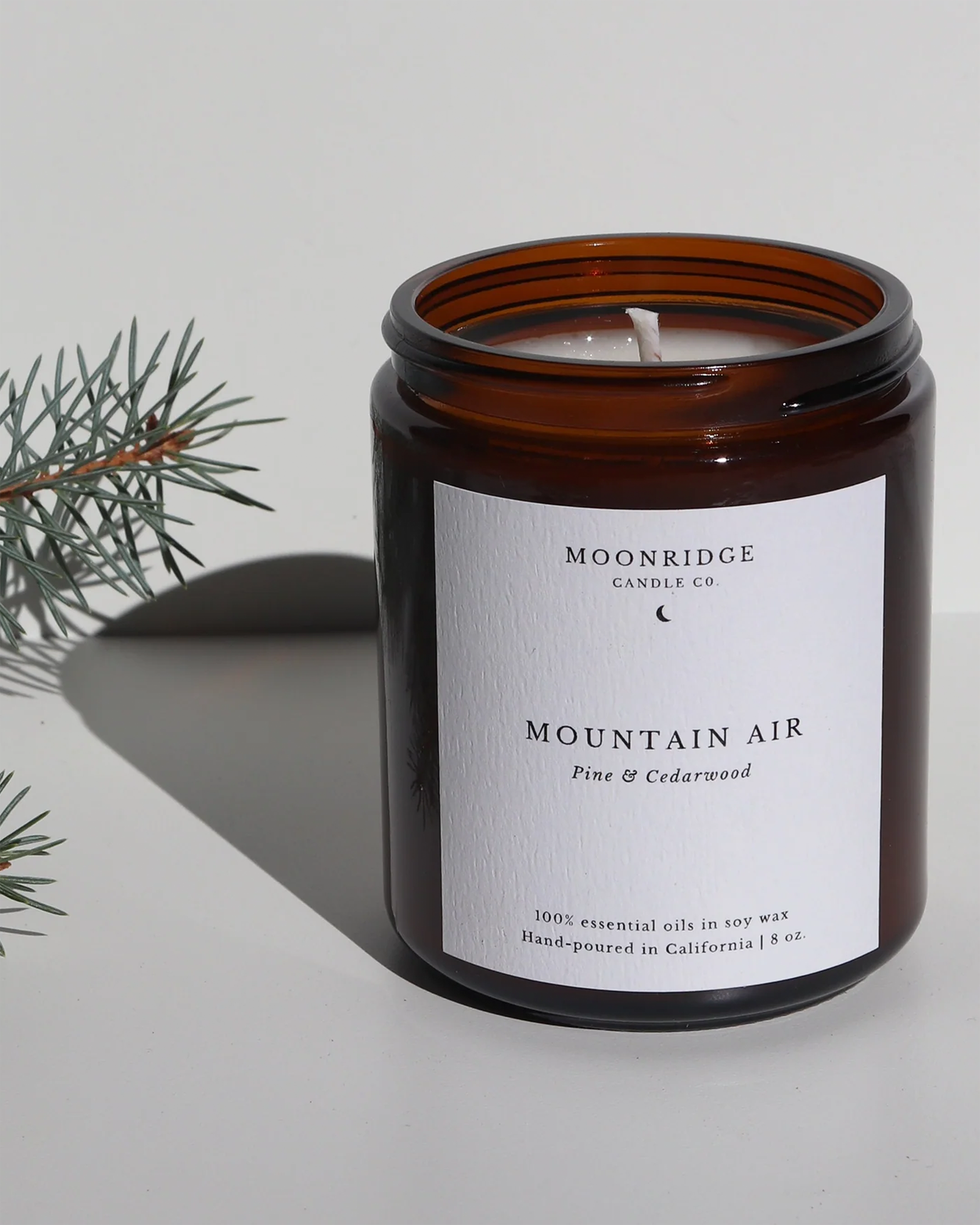  Mountain Air acented candles from Moonridge Candles