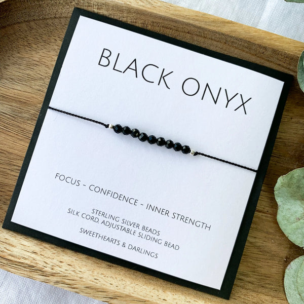 Onyx Silk Bracelet