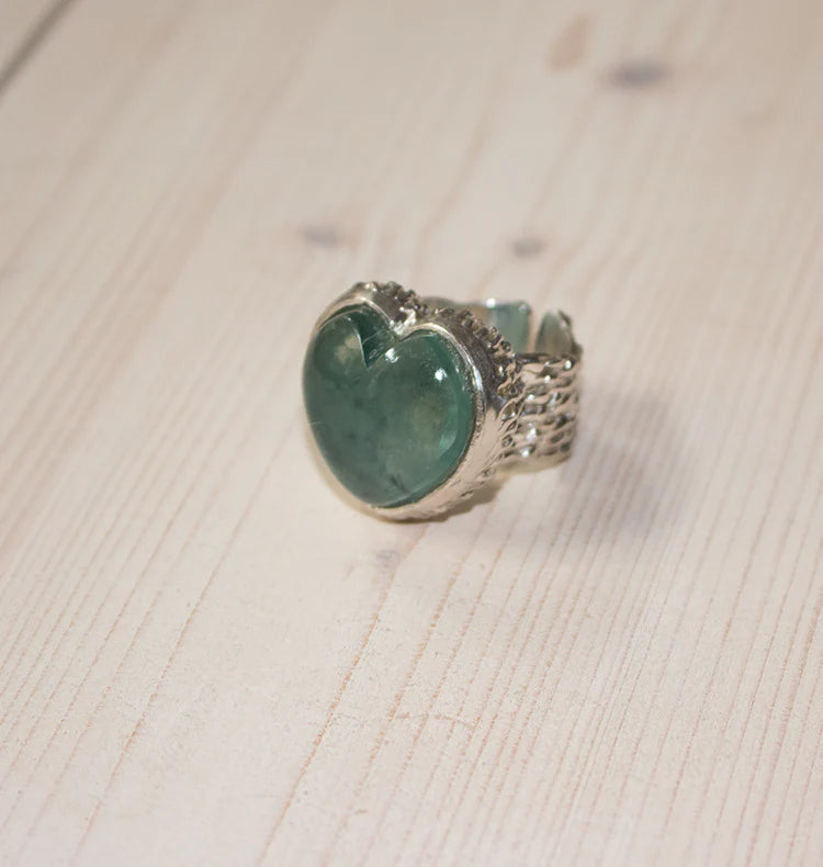 Rio Ring Silver Fluorite