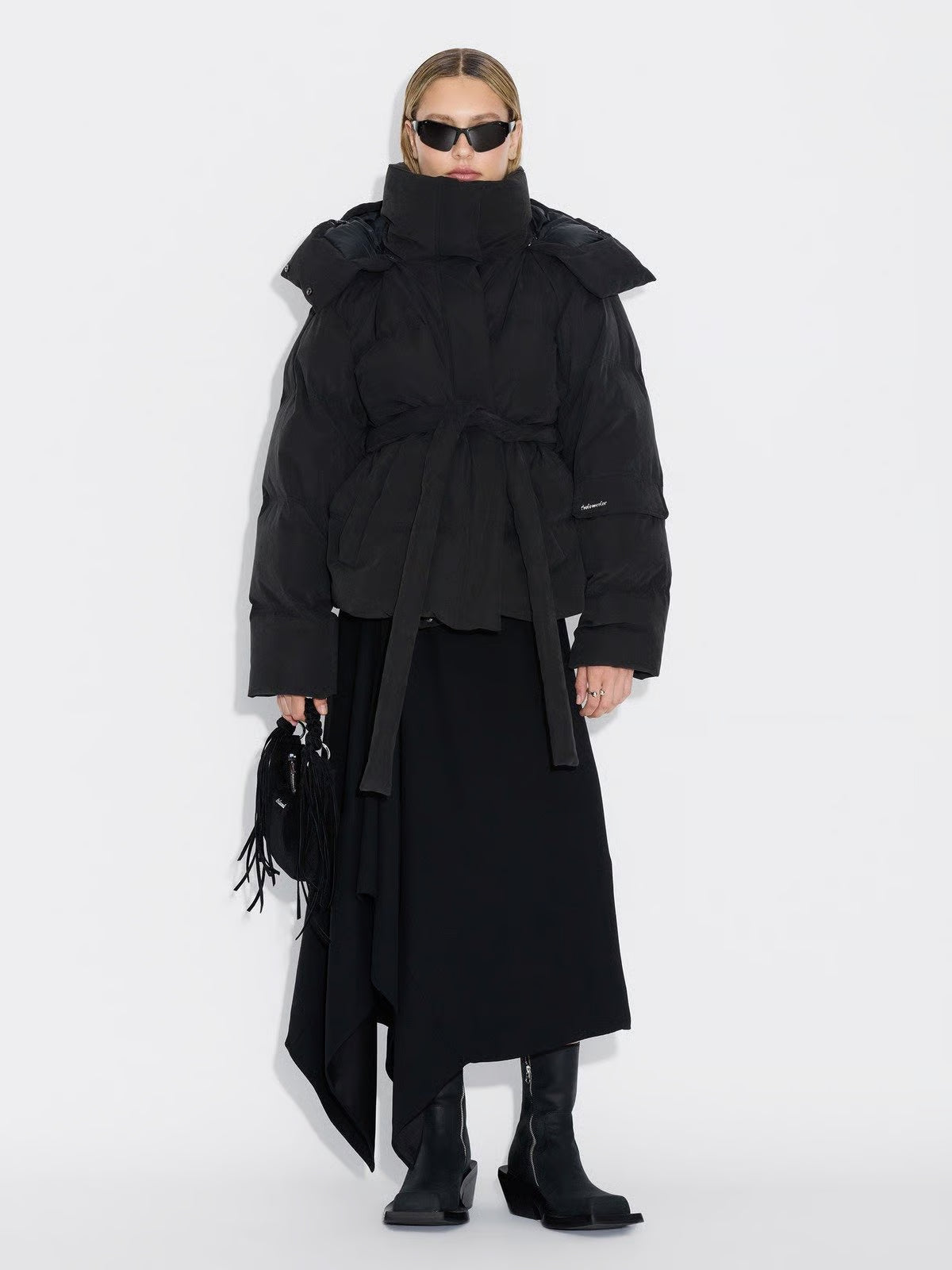 Holzweiler Steilia down jacket brushed black