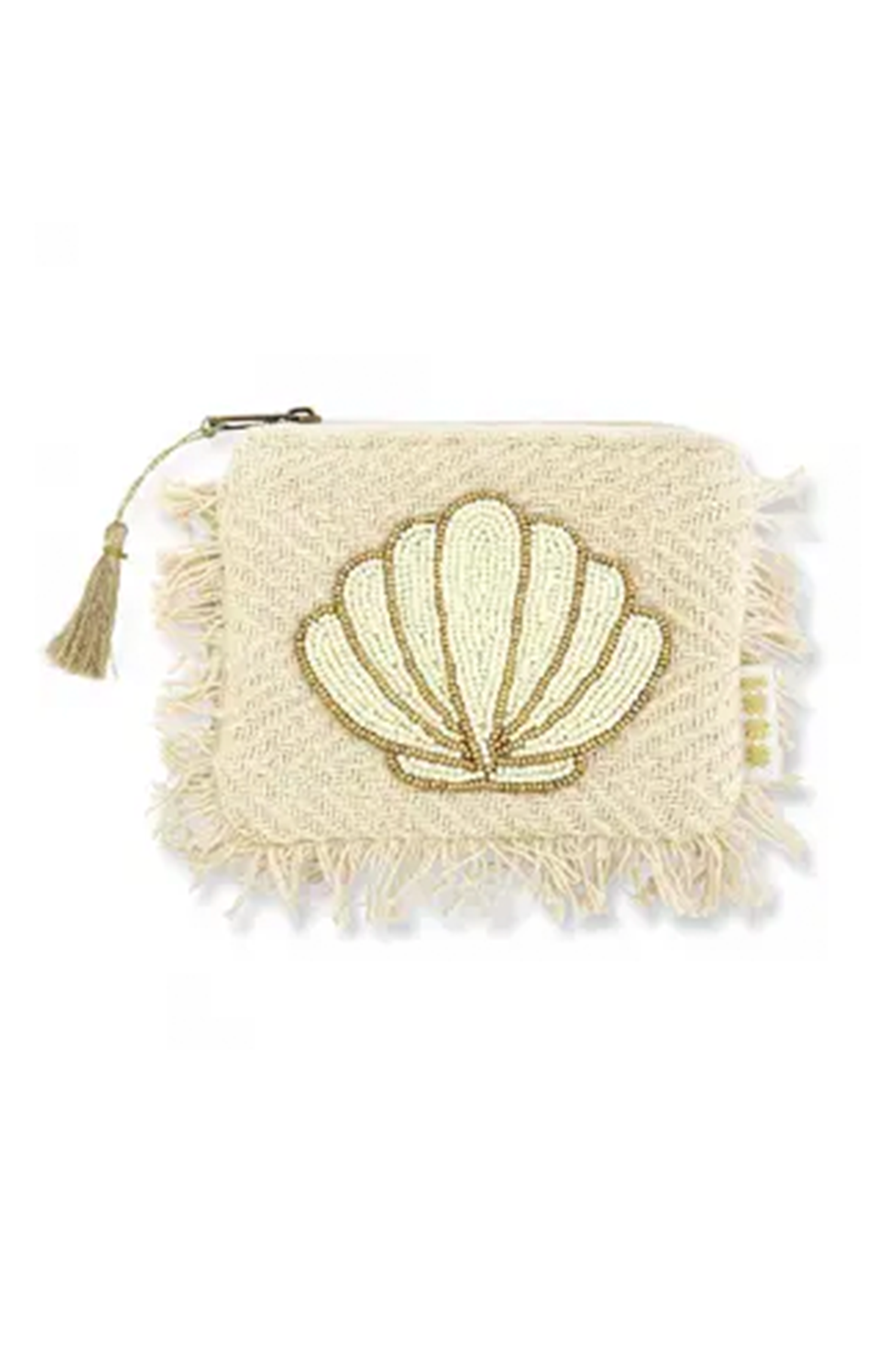 Sea Shell White Pouch - PJOKI