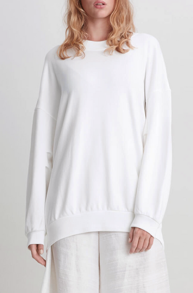 Lux oversized jersey white - PJOKI