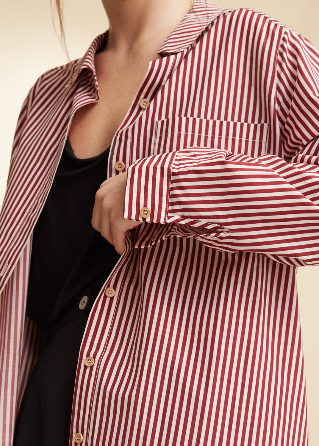 Red stripe shirt - PJOKI