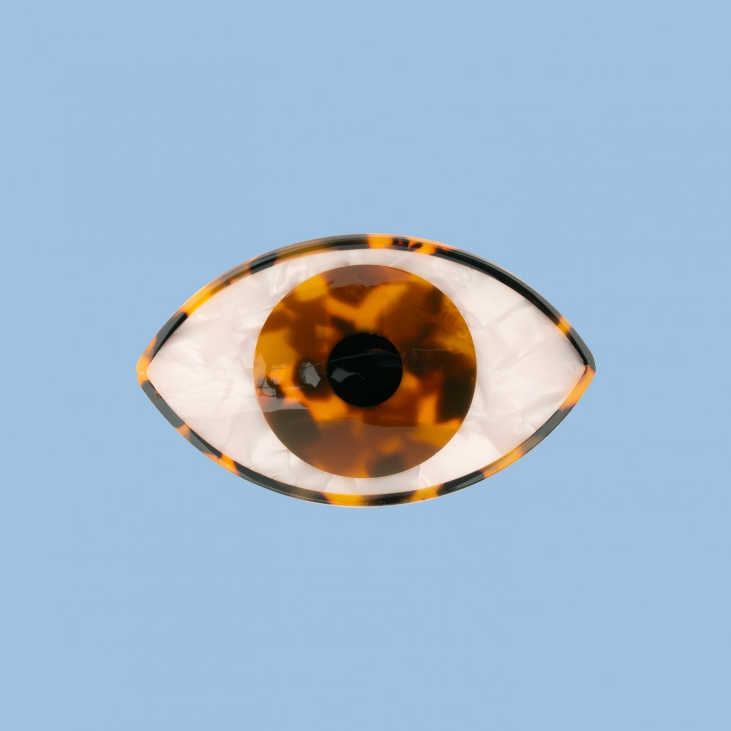 brown eye hair clip from coucou suzette